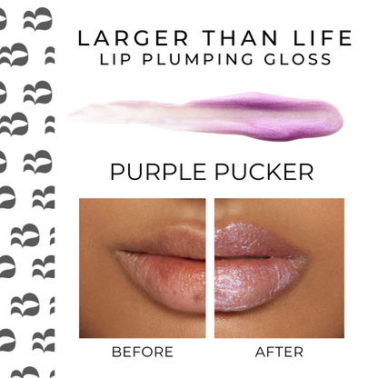 Purple Pucker Lip Plumping Gloss